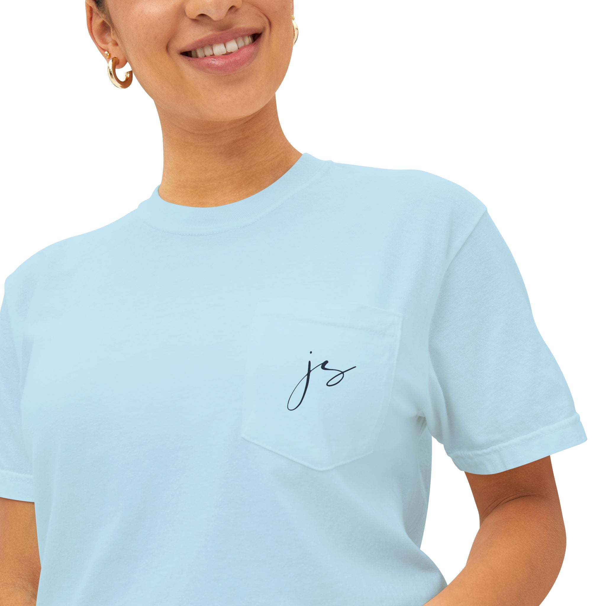 J. Symone's Garment-Dyed Pocket T-Shirt