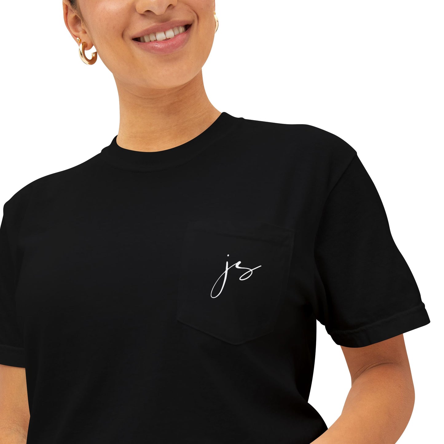 J. Symone's Garment-Dyed Pocket T-Shirt