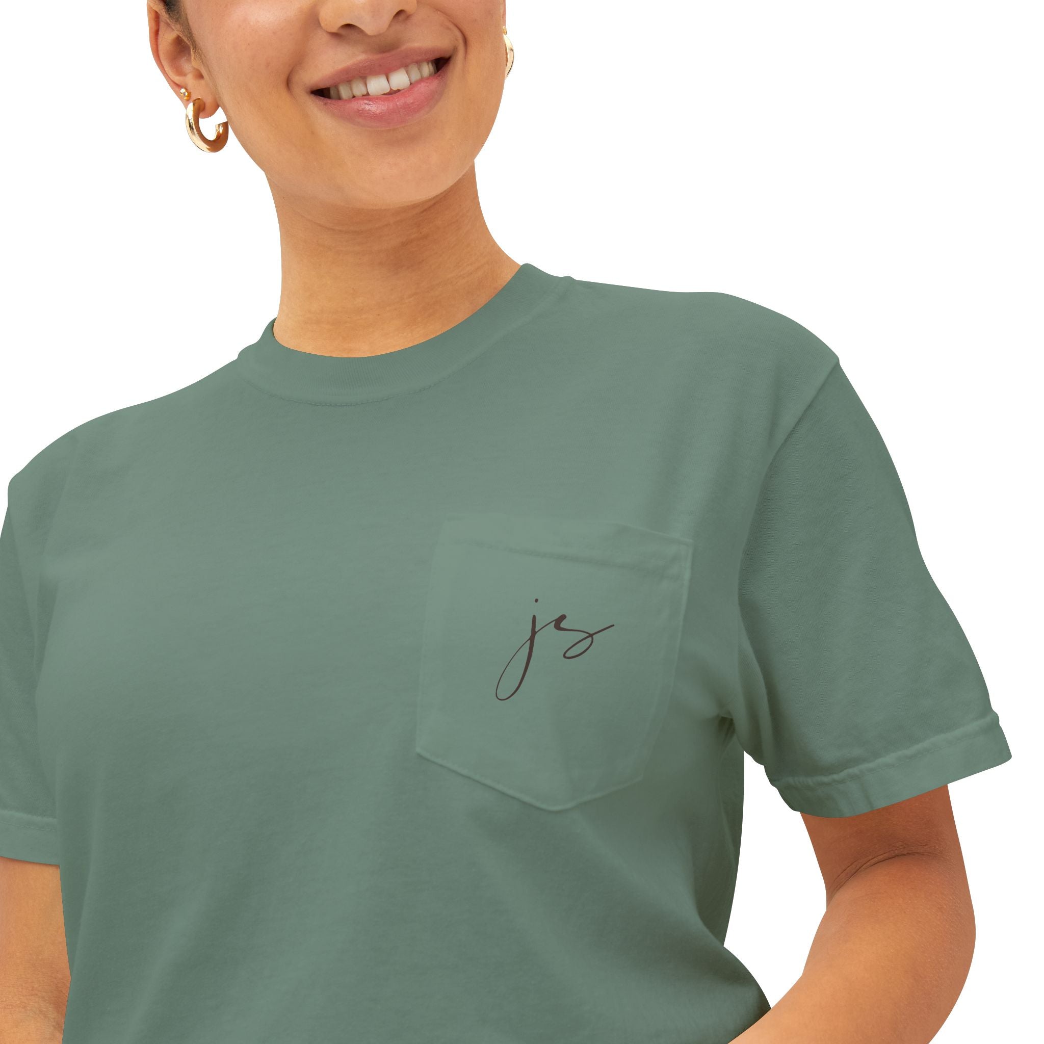 J. Symone's Garment-Dyed Pocket T-Shirt