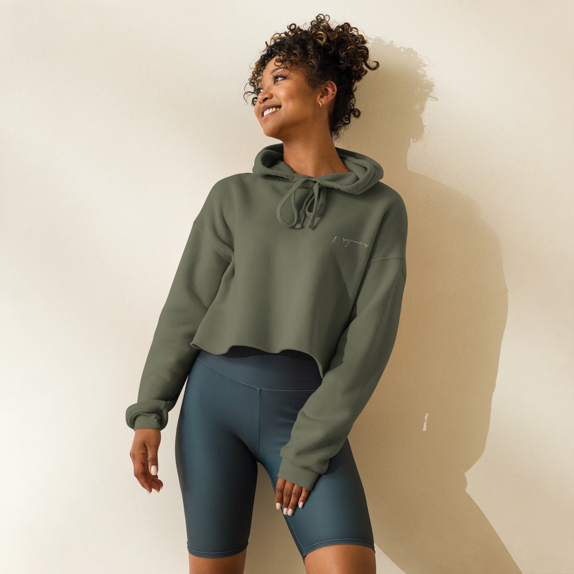 J. Symone's Crop Hoodie